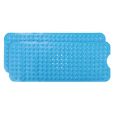 Kuber Industries Bath Mat | PVC Bathroom Mat | Shower Bath Mat | Floor Tub Mat | Bathroom Mud Mat | Anti-Skid Shower Bathroom Mat | M-YSD-40B |Pack of 2| Dark Blue